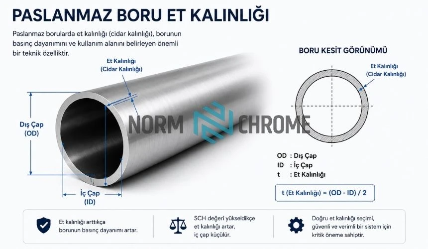 Paslanmaz Borularda SCH Nedir?